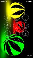 Marijuana Ganja Neon Lock screenshot 1