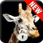 Giraffe Animal Lock ไอคอน