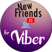 New Friends for Viber simgesi