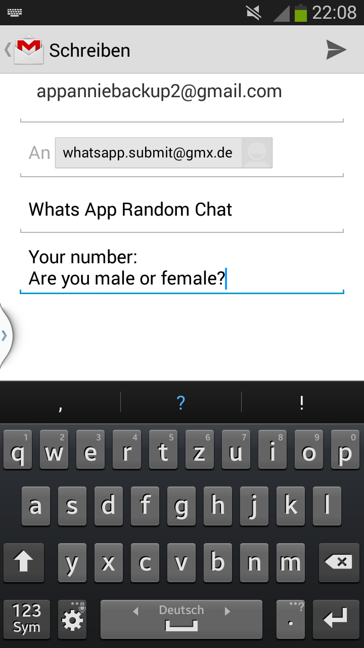 Chat gmx Chat Partner