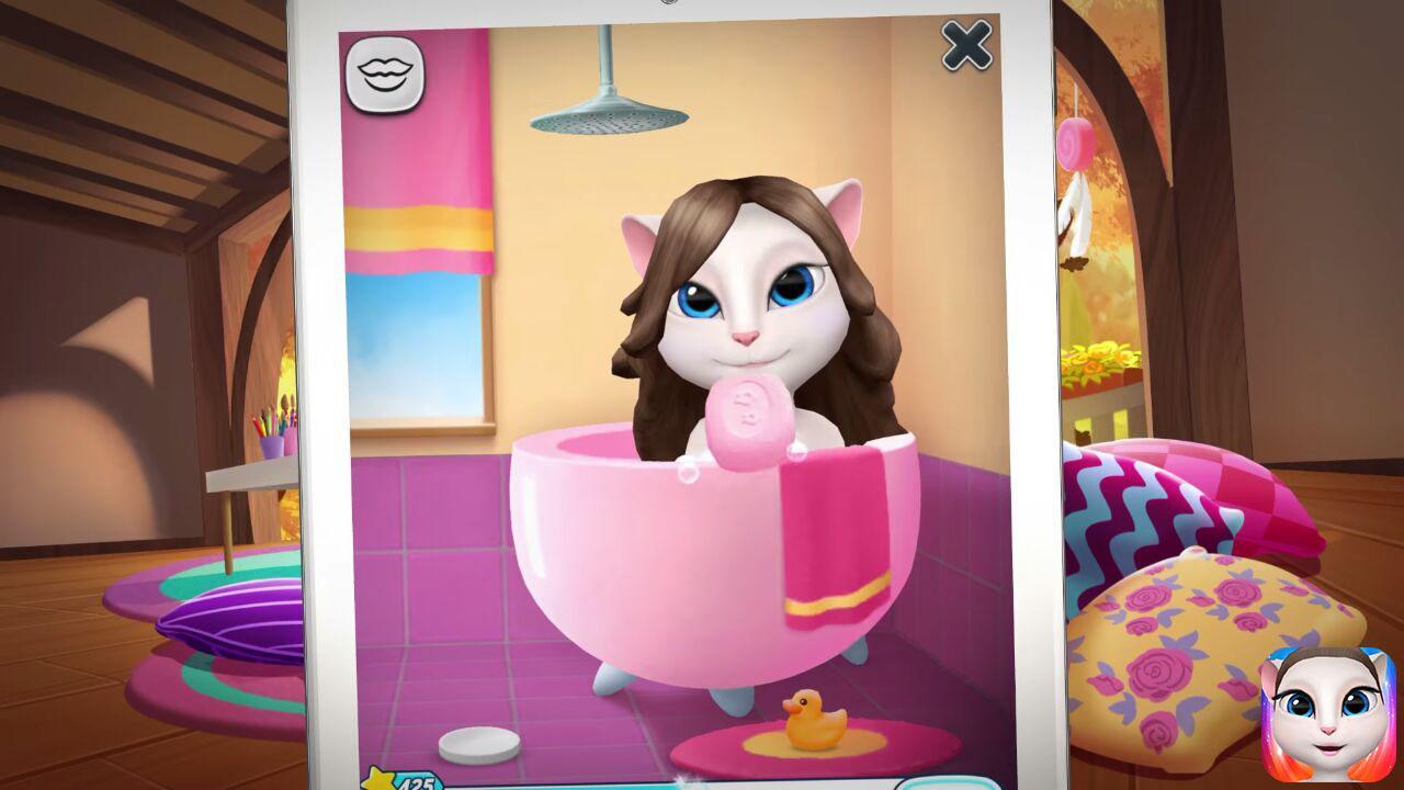 Новую игру анжелу. Анджела 2. Моя говорящая Анджела. Talking Angela игра. My talking Angela 2013.