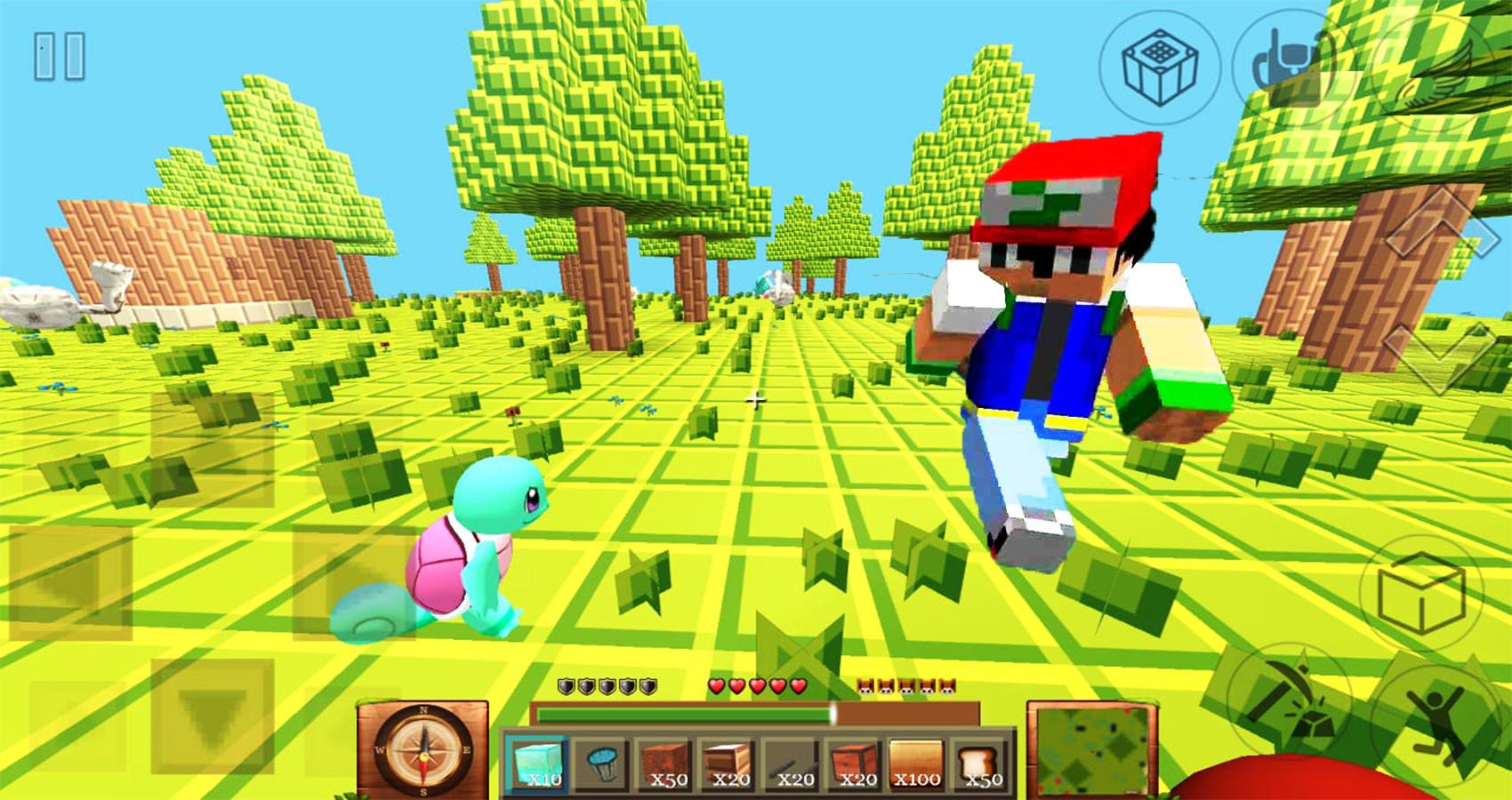 Pixelmon Mod Survival Pixel Ark Craft Build 3d For Android Apk Download - pokemon mod roblox