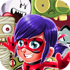 Ladybug vs Zombies adventures أيقونة