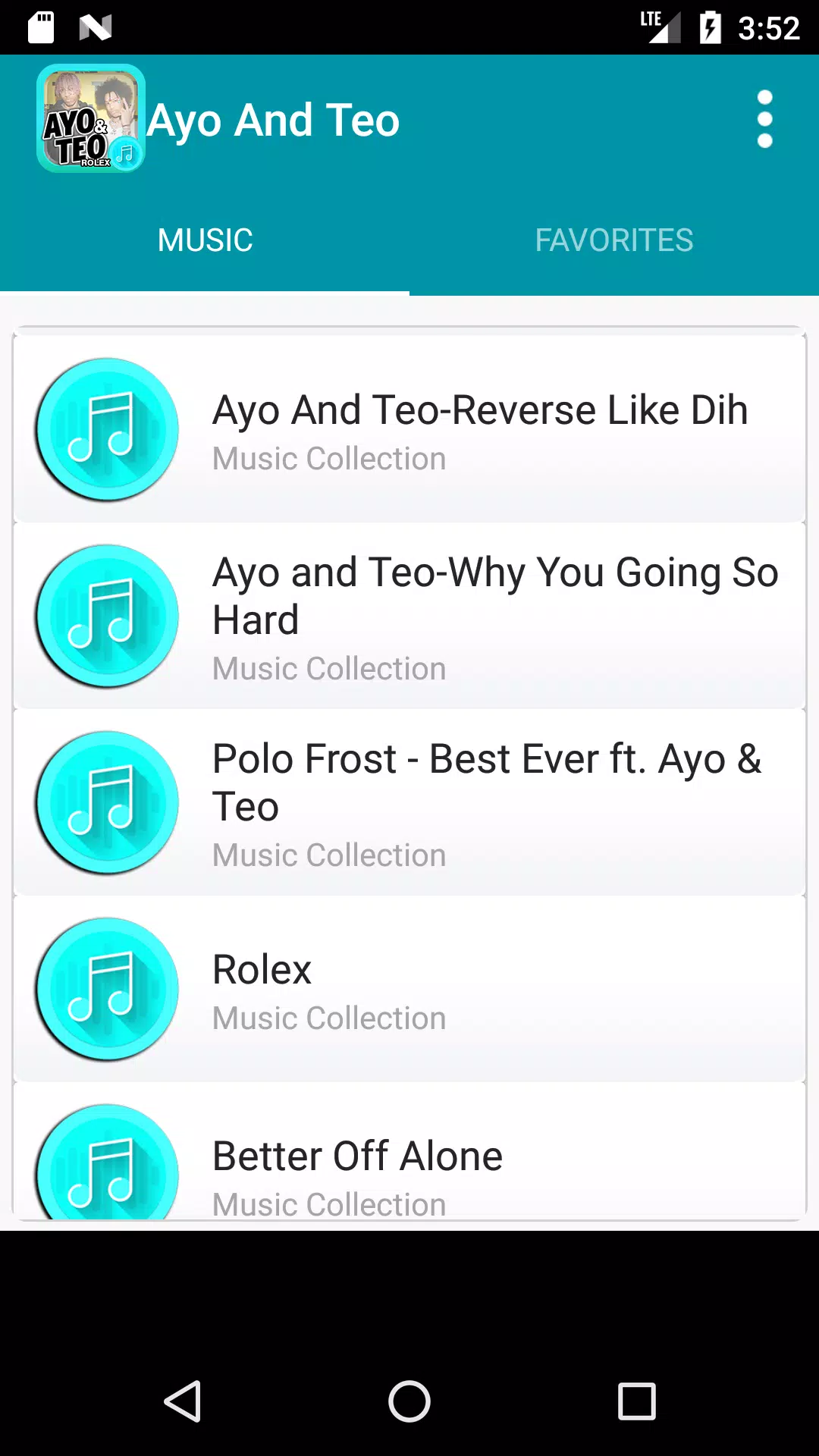 Android İndirme için Ayo & Teo Songs - Rolex APK