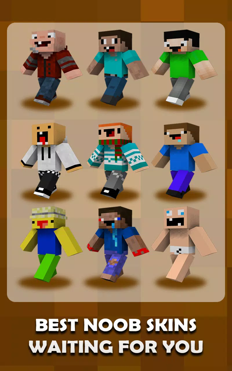 Cute noob Minecraft Skins