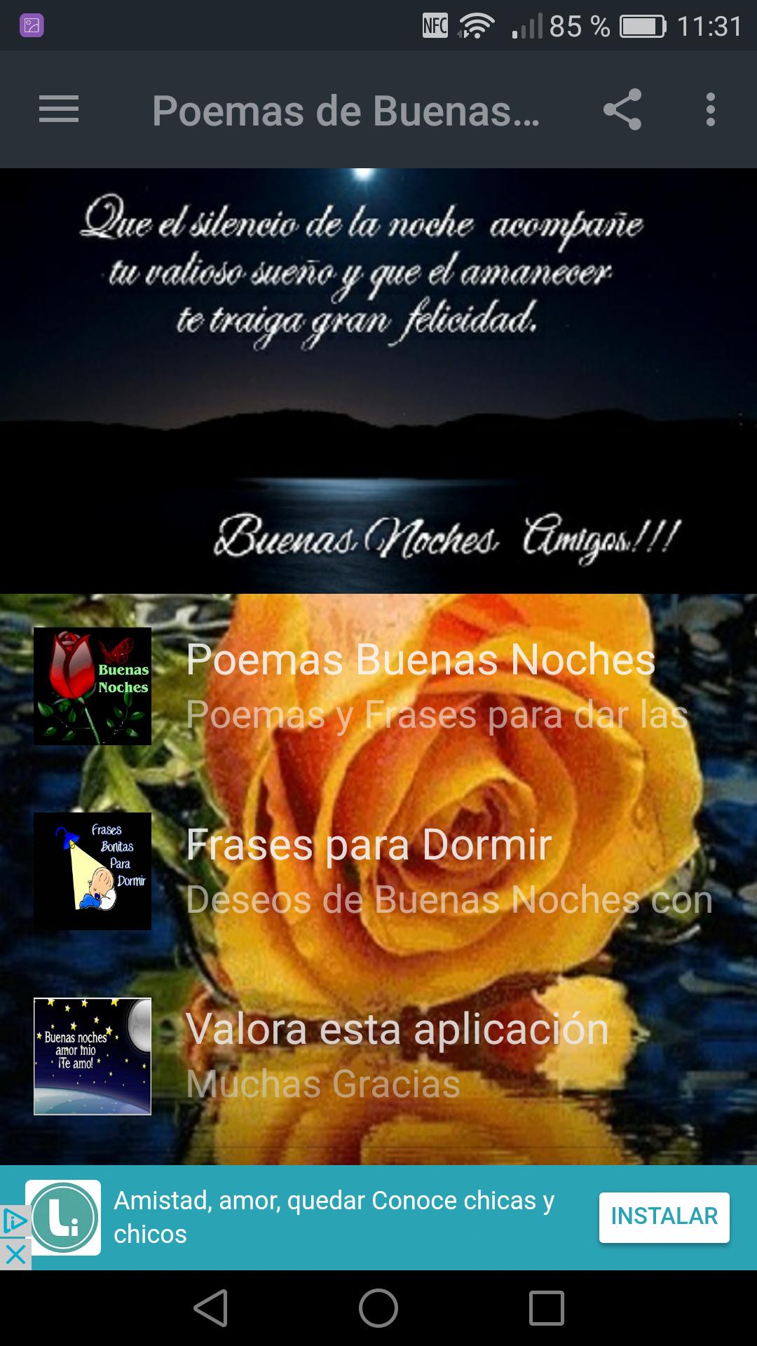 Poemas de Buenas Noches APK للاندرويد تنزيل Poemas de Buenas Noches APK للاندرويد تنزيل