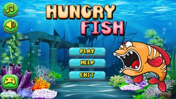 Hungry Fish - Crazy Shark Affiche
