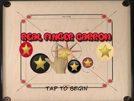 Real Finger Carrom poster