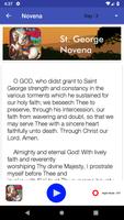 Saint George Novena And Prayers capture d'écran 1