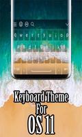 OS 11 Keyboard Theme Affiche