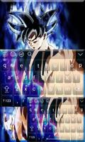 Goku Ultra Instinc Super Saiyan Keyboard Theme ポスター