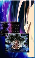 Goku Ultra Instinc Super Saiyan Keyboard Theme ภาพหน้าจอ 1