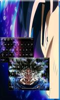 Goku Ultra Instinc Super Saiyan Keyboard Theme 스크린샷 1