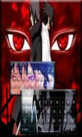 Uchiha Sasuke Vs Itachi Anime Keyboard Theme تصوير الشاشة 1