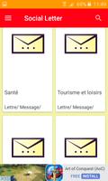 French letters for social events ภาพหน้าจอ 1