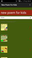 New poem for kids Affiche
