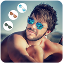 Man Goggles,Beard,Tattoo Editor APK