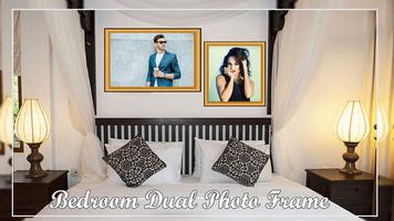 Bedroom Dual Photo Frame Affiche