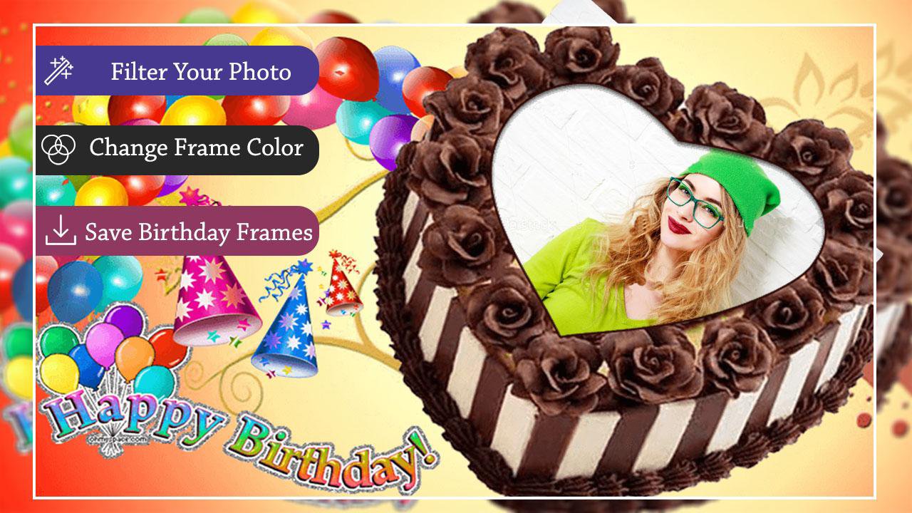 Birthday Cake Photo Frame APK for Android Download