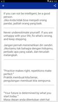 Kata Bijak - Bahasa Inggris imagem de tela 2