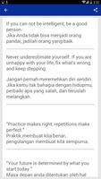 Kata Bijak - Bahasa Inggris capture d'écran 2