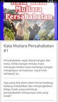 Kata Mutiara Persahabatan screenshot 2