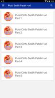Puisi Sedih Patah Hati تصوير الشاشة 2