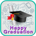 Graduation Quote Greeting Card icono