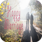 Happy Marriage & Wedding Card icône