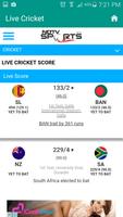 Live Cricket Scrore & News الملصق