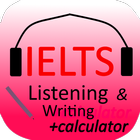 IELTS listening & writing test simgesi
