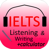 IELTS listening &amp; writing test icon