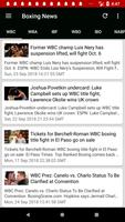 Boxing News скриншот 2