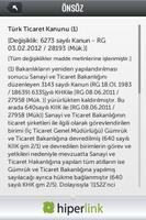 Türk Ticaret Kanunu - Yeni TTK capture d'écran 2
