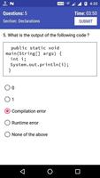 برنامه‌نما Java Quiz عکس از صفحه