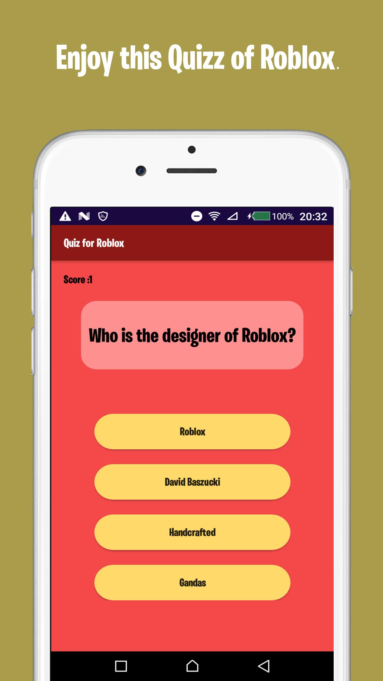 Free Roblox Quiz For Android Apk Download - roblox knowledge quiz