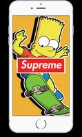 Bart x Supreme Wallpapers HD 海报