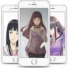 Hinata Hyuga Anime Wallpapers HD icône