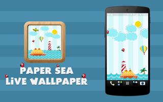 Paper Sea Live Wallpaper Plakat