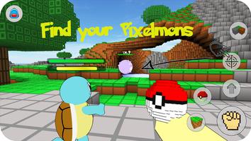 3 Schermata All Evolution mode Pixelmon world: Catch them now!