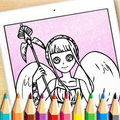 Manga Angel Drawing