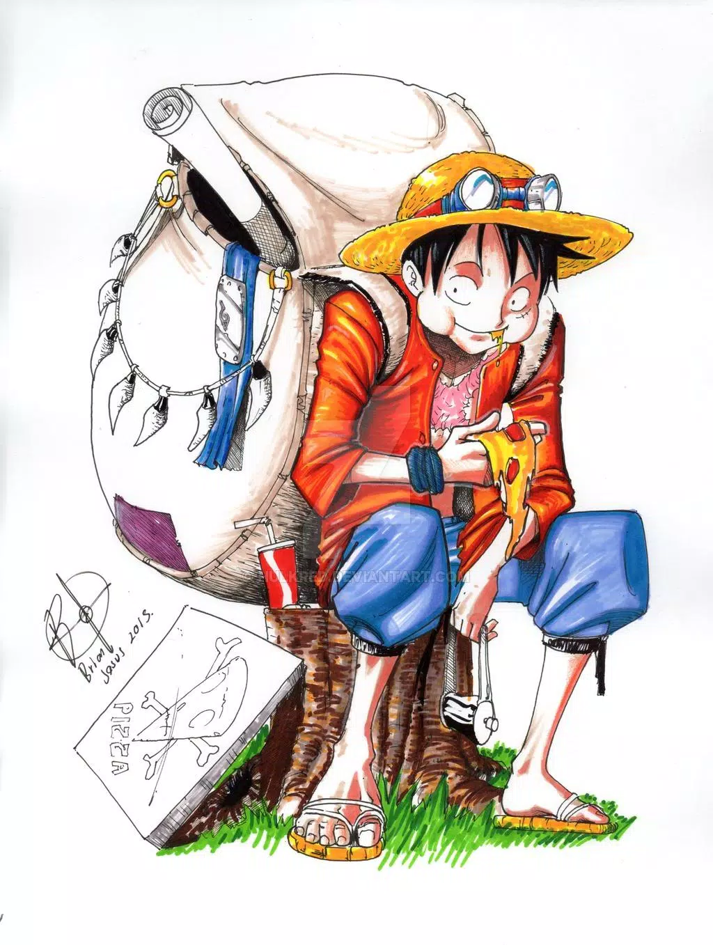 Download Luffy departs on an adventure!