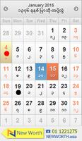 Myanmar Calendar 2015 포스터