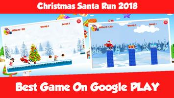 Christmas Santa Run 2018 Game captura de pantalla 1