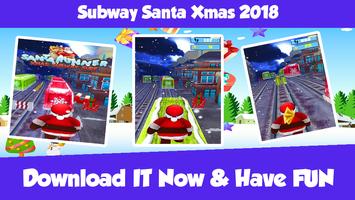 Subway Santa Xmas 2018 पोस्टर