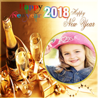 Happy New Year 2018 Photo Frames أيقونة