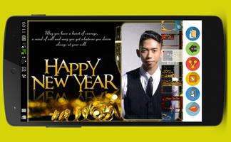 2016 New Year Card +Your Photo capture d'écran 3