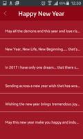 Happy New Year 2017 Wishes SMS screenshot 2