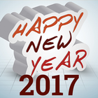 Happy New Year 2017 Greetings आइकन