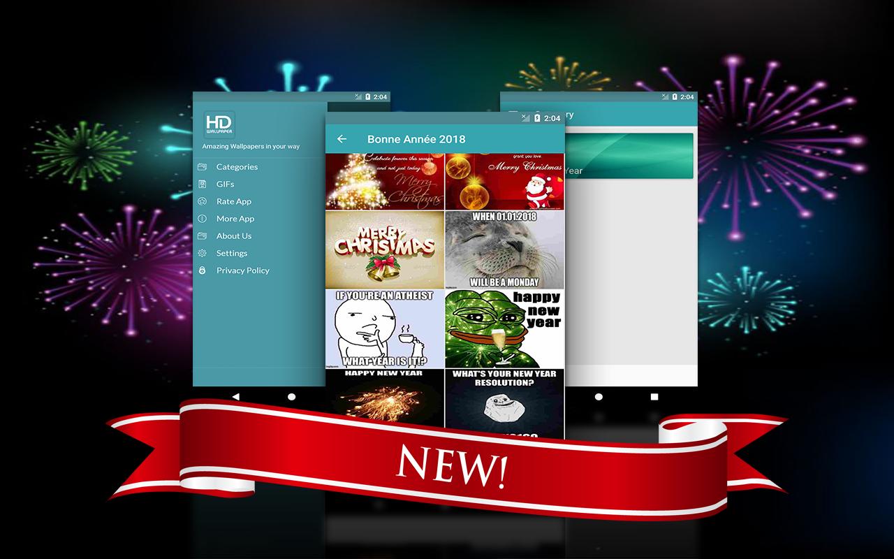 Live Wallpaper HD GIF New Year 2018 For Android APK Download